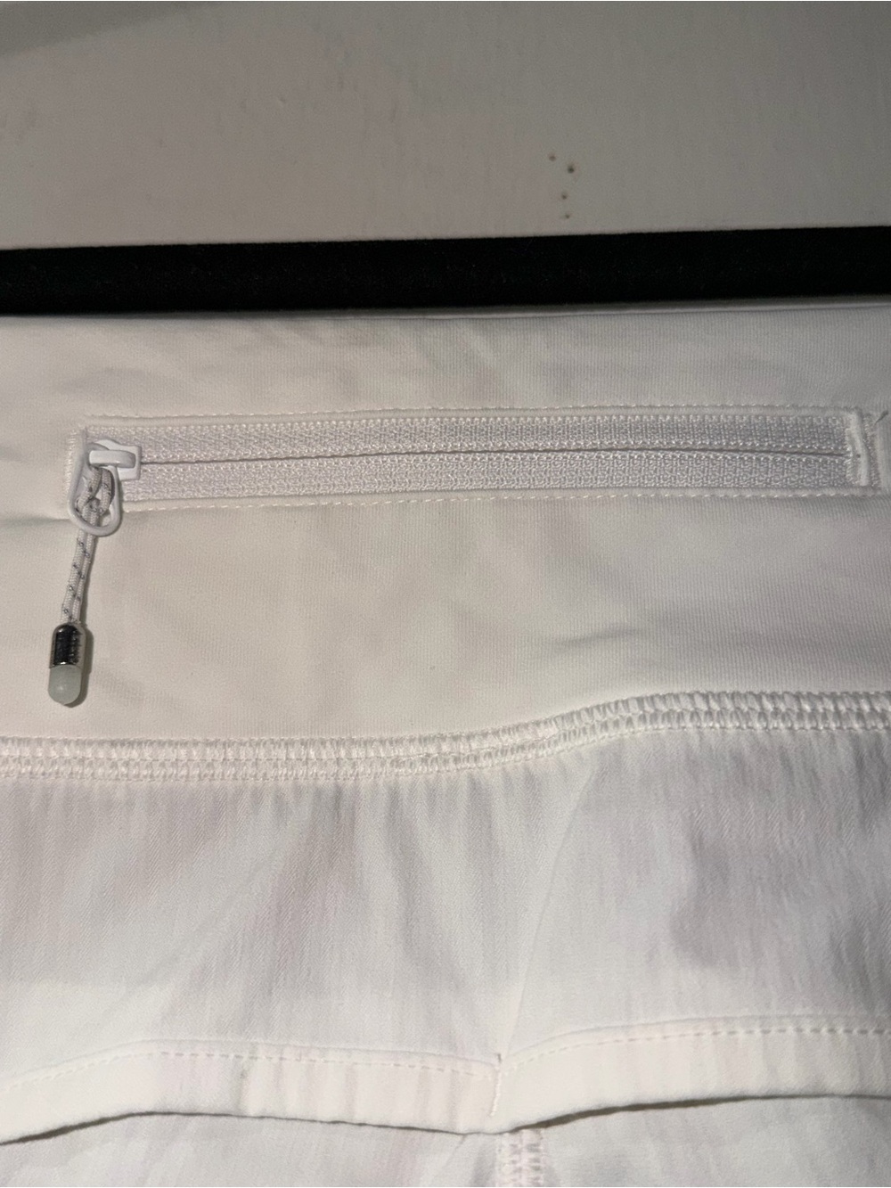 lululemon athletica White Layered Athletic Shorts with Beige Liner - Picture 4 of 5